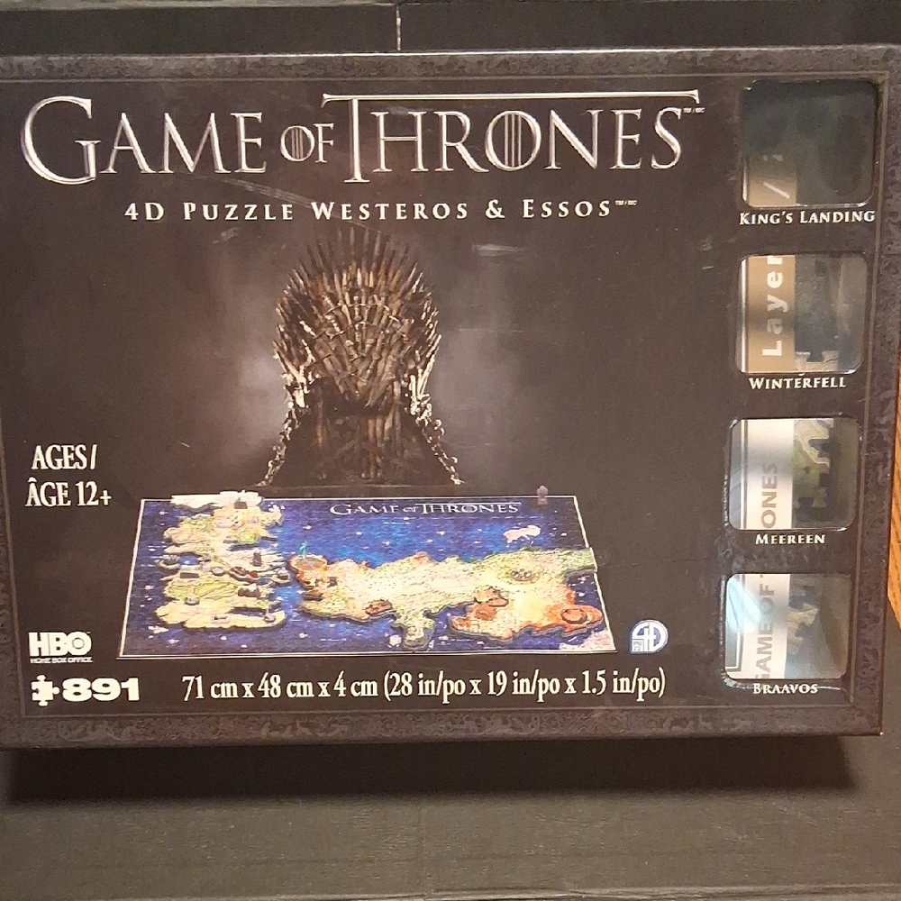 Game of Thrones 4D Puzzle WESTEROS & ESSOS